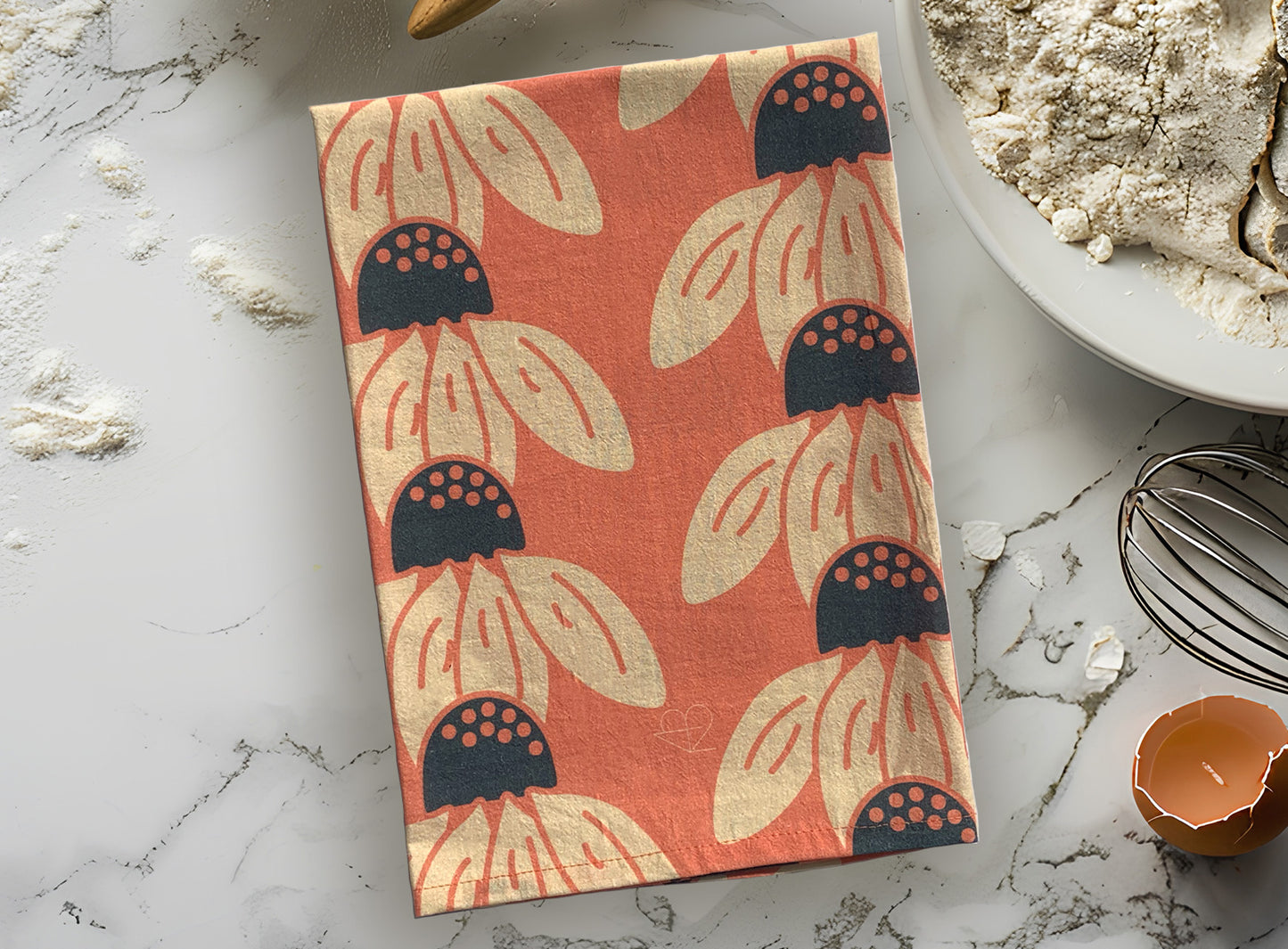 Coneflower Tea Towel