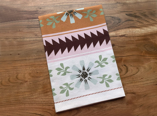 Floral Southwest Tea Towel