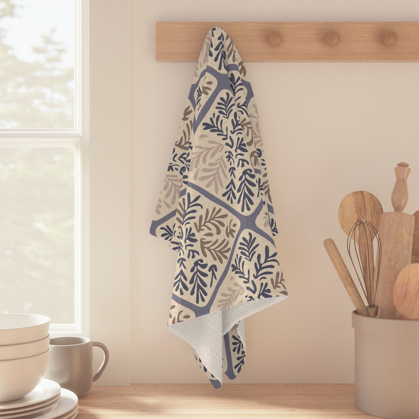 Blue Diamond Tea Towel