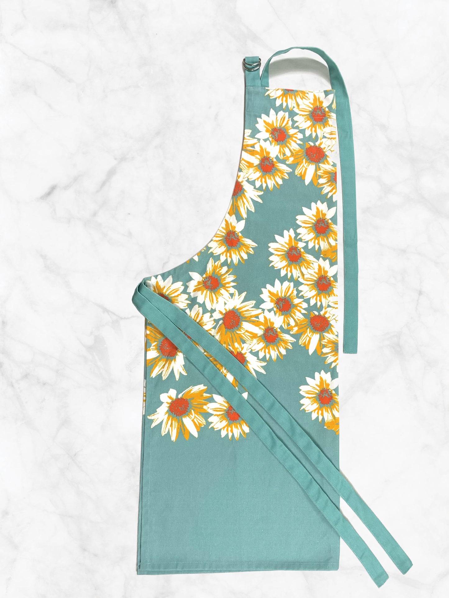 Daisies on Blue Apron
