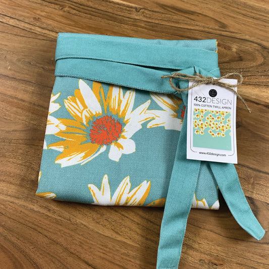 Daisies on Blue Apron