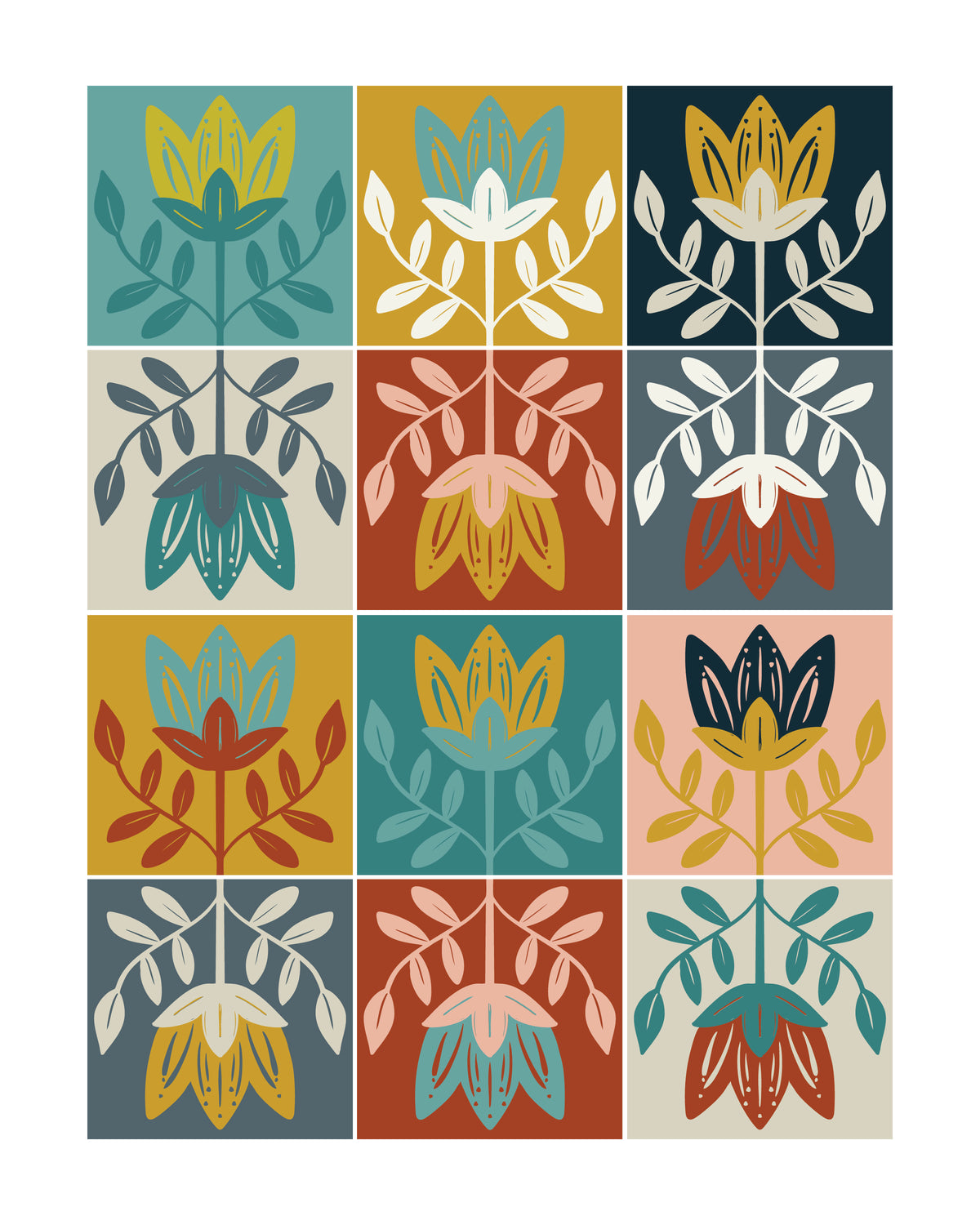 Orchard Kaleidoscope Print