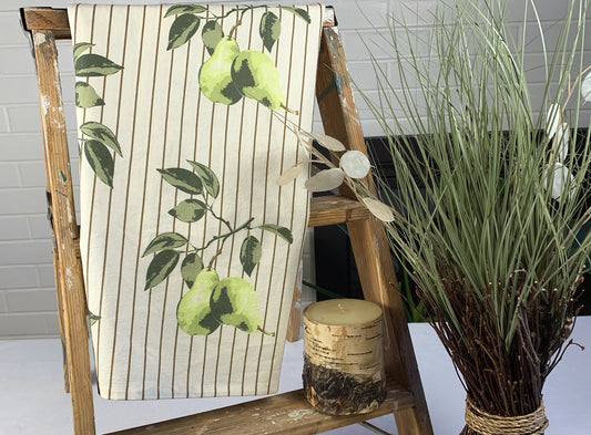 Orchard Stripe Tea Towel