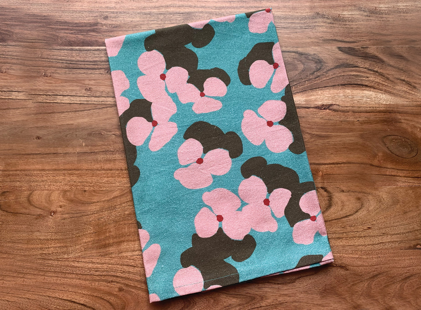 Pansies Tea Towel