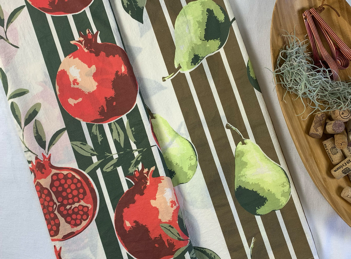 Pomegranate Harvest Tea Towel