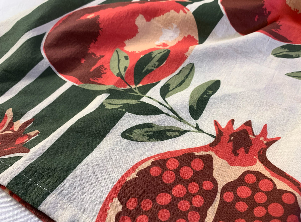 Pomegranate Harvest Tea Towel