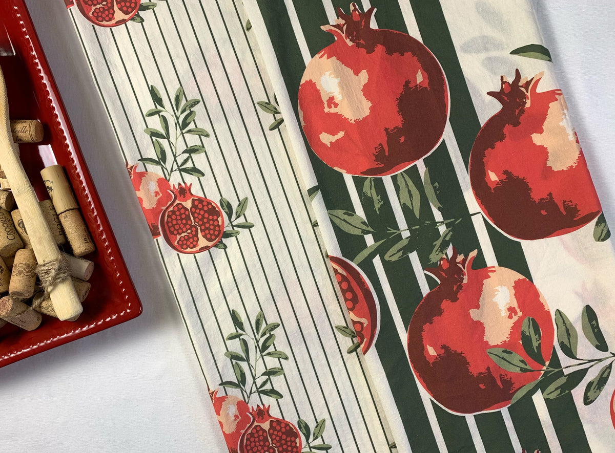 Pomegranate Harvest Tea Towel