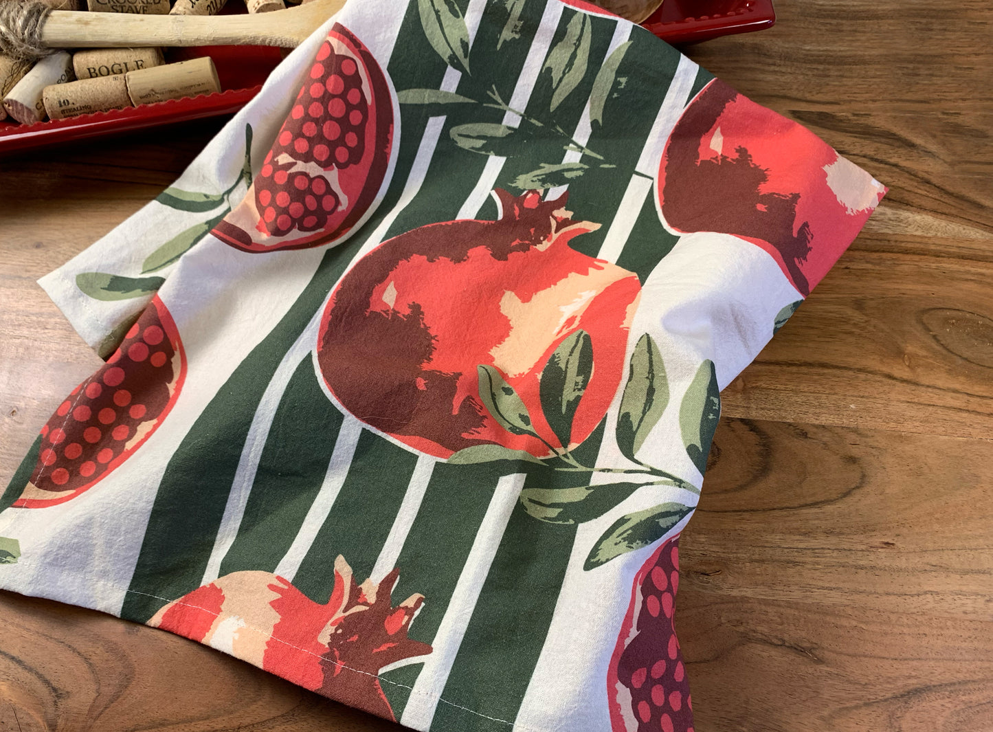 Pomegranate Harvest Tea Towel