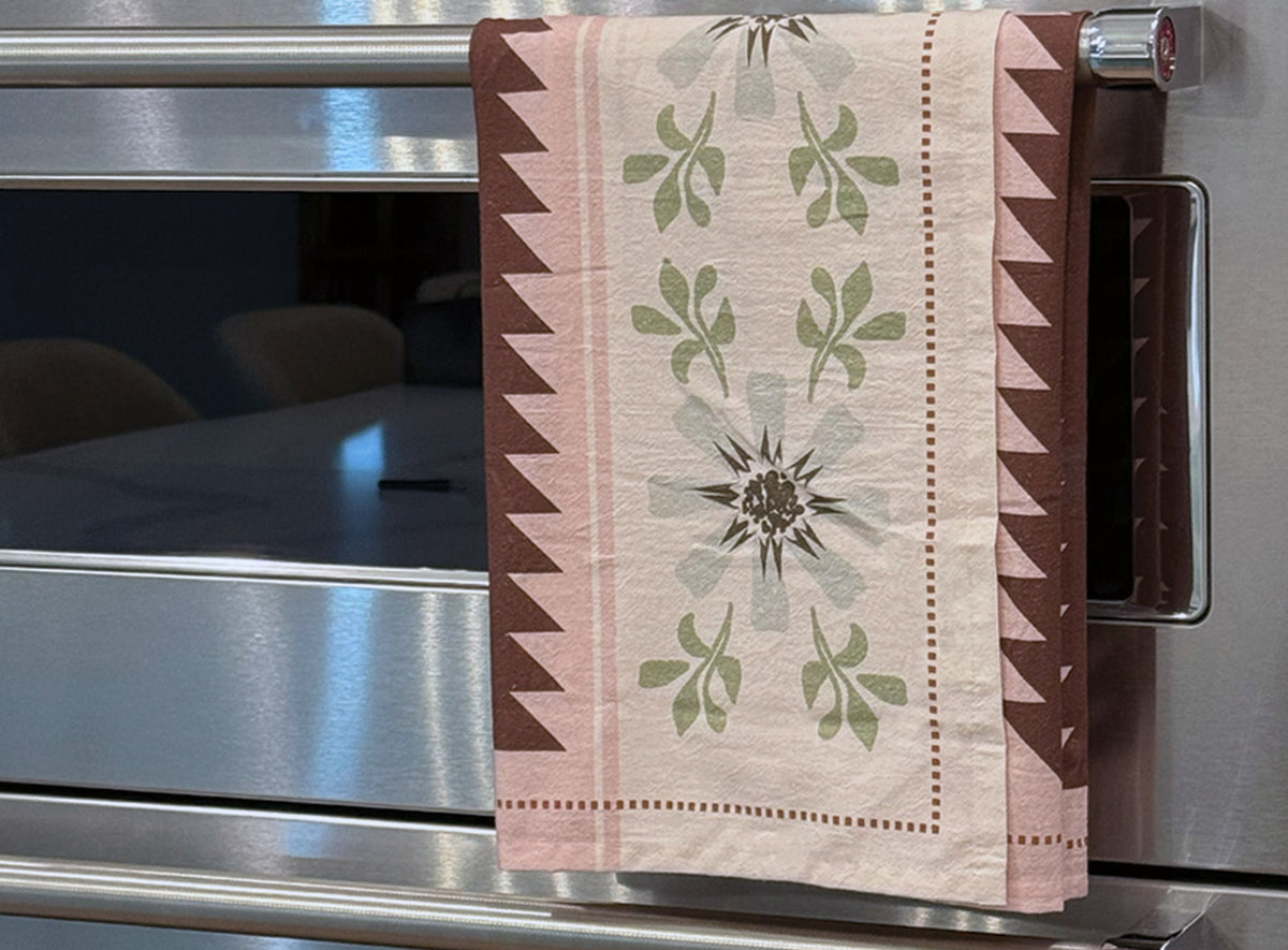 Floral Southwest Tea Towel