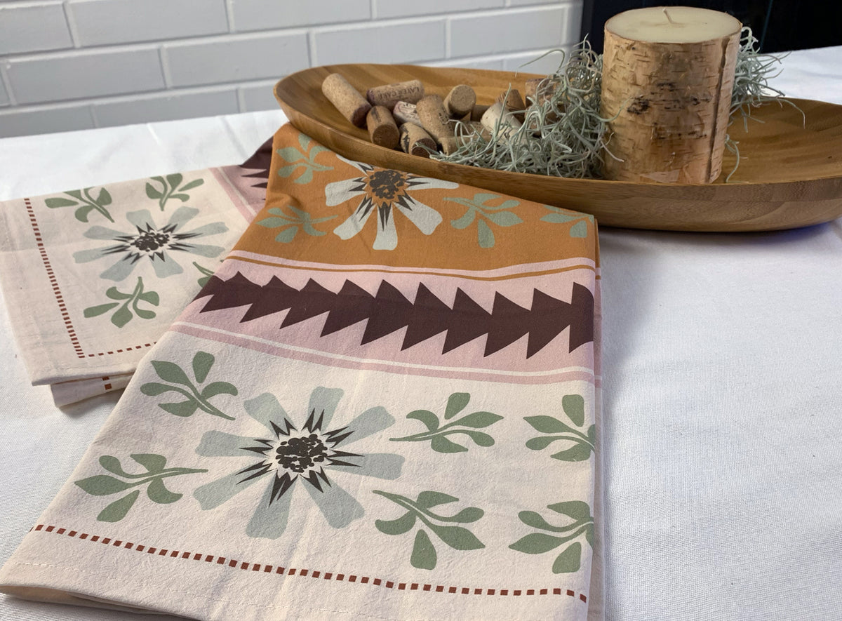 Floral Southwest Tea Towel