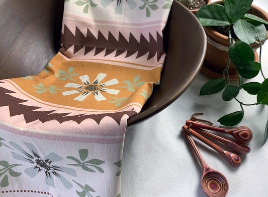 Floral Southwest Tea Towel