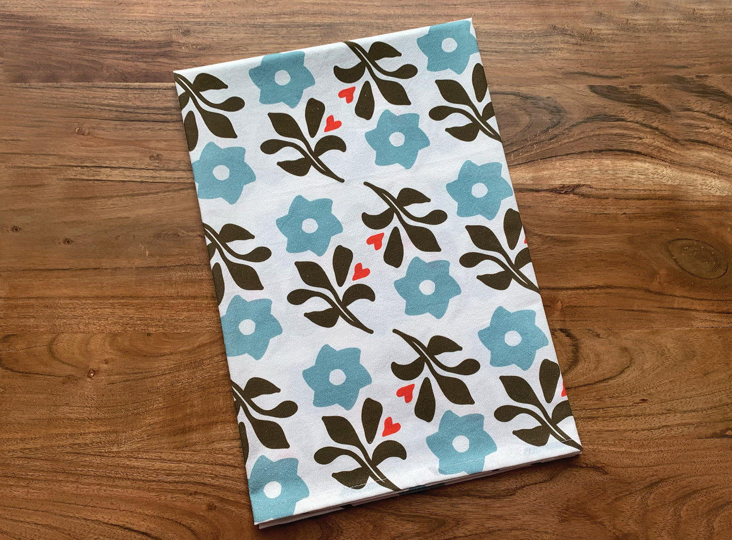Sweet Flowers Tea Towel