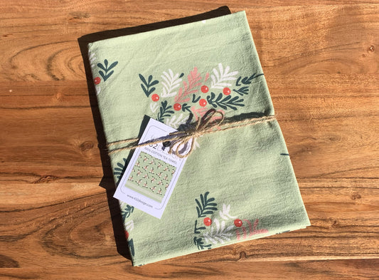 Holiday Trees on Green